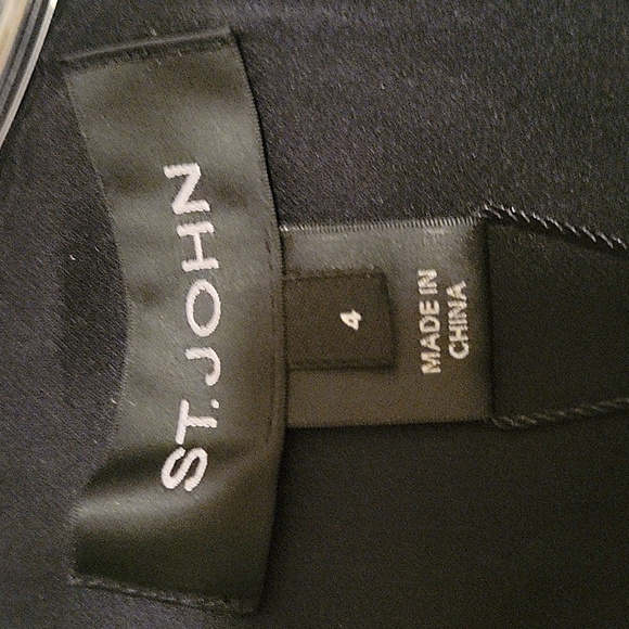 NWT St. John leopard print blazer, size 4 - Picture 4 of 6